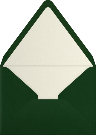 Polka Dot Ribbon Frame Invitation Envelope