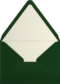 Polka Dot Ribbon Frame Invitation Envelope