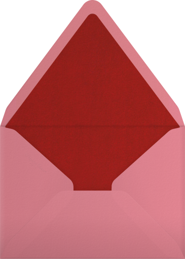 Holly Berry Border Invitation Envelope