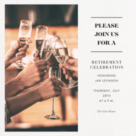 Split - Retirement and Farewell Party Invitation by Paperless Post