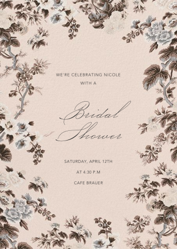 Romantic - Bridal Shower Invitation by Schumacher