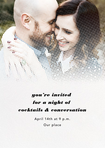 Halftone - Party Invitation by Paperless Post
