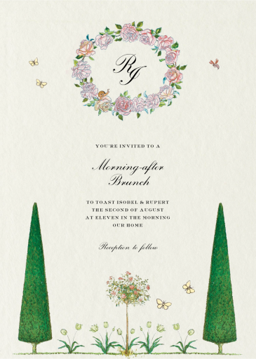 Topia - Wedding Brunch Invitation by Stephanie Fishwick