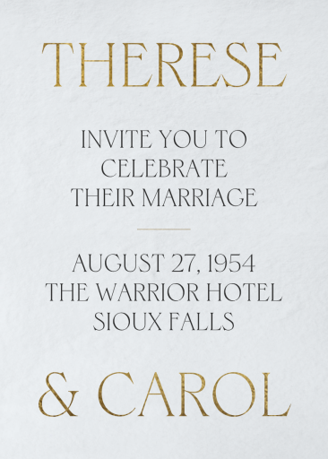 Golden Couple - Wedding Invitation by Paperless Post