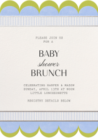 Two-Tone Scallop by Paperless Post