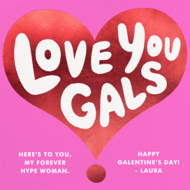 Metallic Heart - Valentine's Day Card by Hello!Lucky