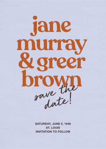 Noted - Save the Date by Paperless Post