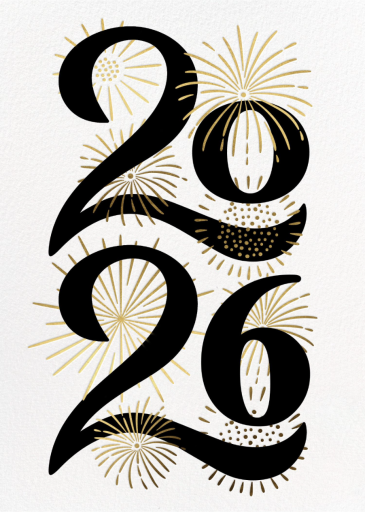 New Year Fireworks - New Year's Card by Paperless Post