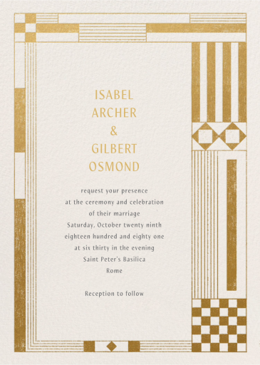 Deco Asymmetry - Invitation by Paperless Post