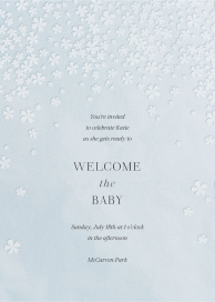 Falling Blossoms - Baby Shower Invitation by  Monique Lhuillier
