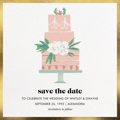 Three Tiered - Save the Date by kate spade new york