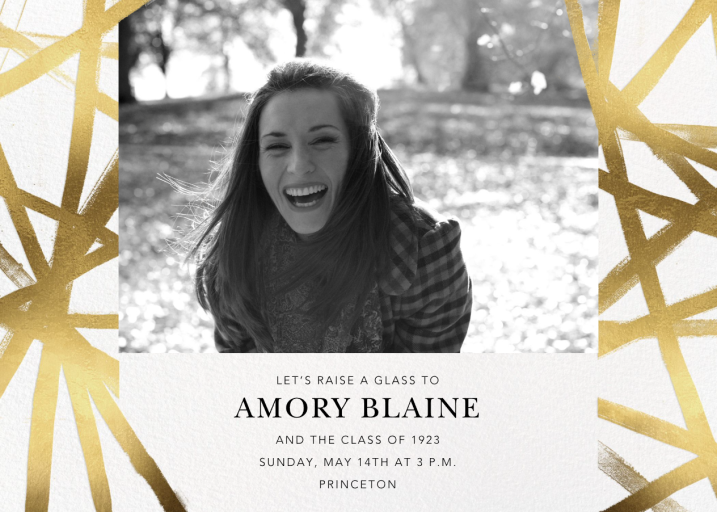 Channels Photo - Graduation Party Invitation by Kelly Wearstler