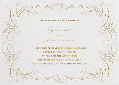 Gold Flourish by The Indigo Bunting