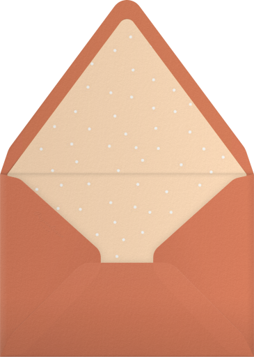 Fall Woodland Animal Invitation Envelope