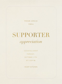Leaf Inner Bevel Border - Client Appreciation Invitation by Paperless Post