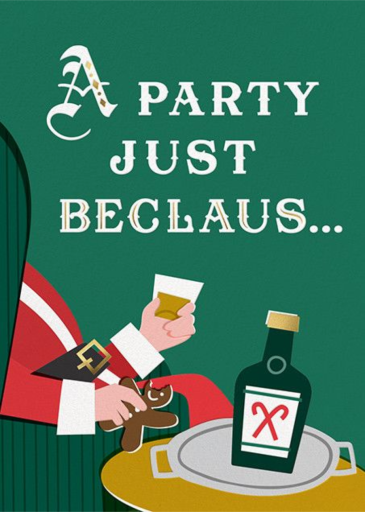 Party Just Beclaus - Christmas Party Invitation by Cheree Berry Paper & Design
