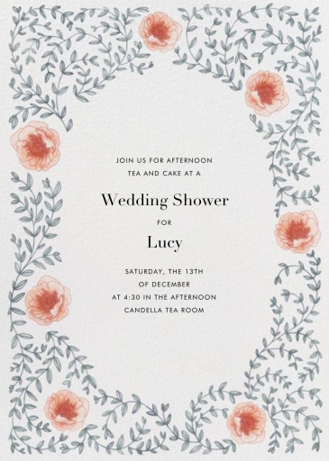 Sylvia II - Bridal Shower Invitation by Paperless Post