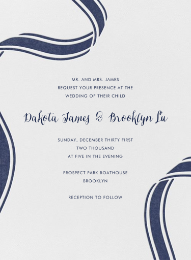 Ellis Hall I - Invitation by kate spade new york