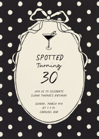 Spotted With a Bow by Paperless Post