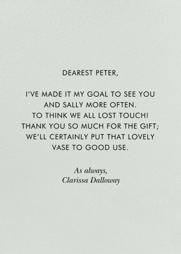 Gilded Marguerite - Greeting Card by Rifle Paper Co. - Back
