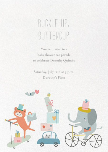 Presents Parade - Greeting Card by Little Cube