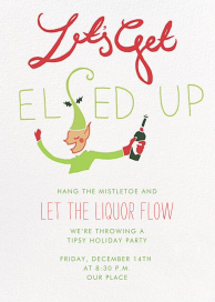 Let's Get Elfed Up by Paperless Post