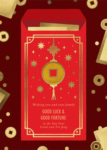 Red Envelope - Lunar New Year Invitation by Paperless Post