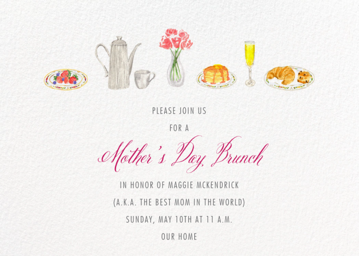 Brunch - Mother's Day Invitation by Paperless Post