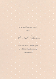 Swiss Dot Shower by Sugar Paper