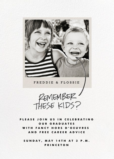 Most Likely To - Graduation Party Invitation by Paperless Post