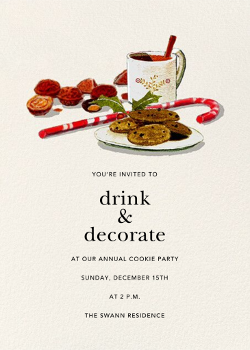 Santa Snack - Holiday Party Invitation by Felix Doolittle