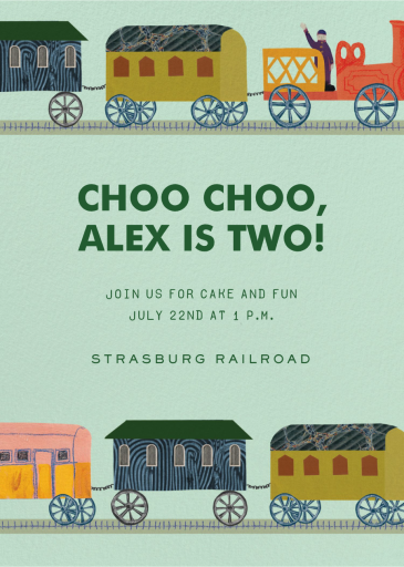 Choo Choo Train by Hadley Paper Goods