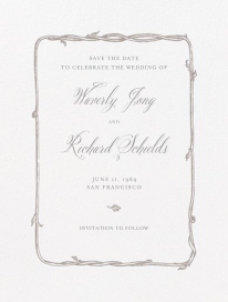 Hyde Park (Save the Date) by Crane & Co.