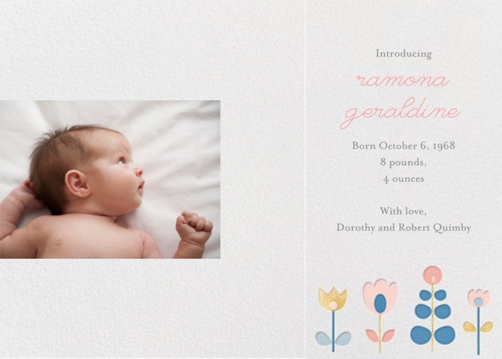 Four Fine Flowers by Little Cube