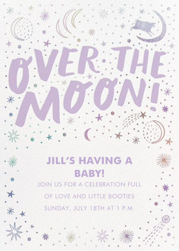 Space Cow - Baby Shower Invitation by Hello!Lucky