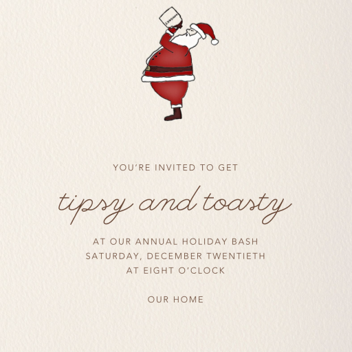 Whiskey Santa - Invitation by Paperless Post