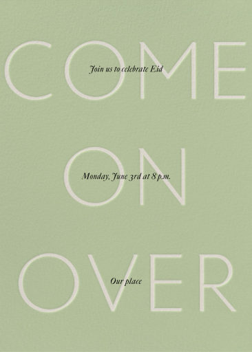 Subtle Text - Invitation by Paperless Post