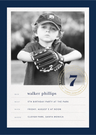 Stamped Birthday - Birthday Invitation by Sugar Paper