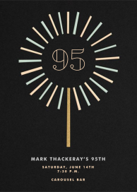 Year of the Sparkler - Birthday Invitation by Paperless Post