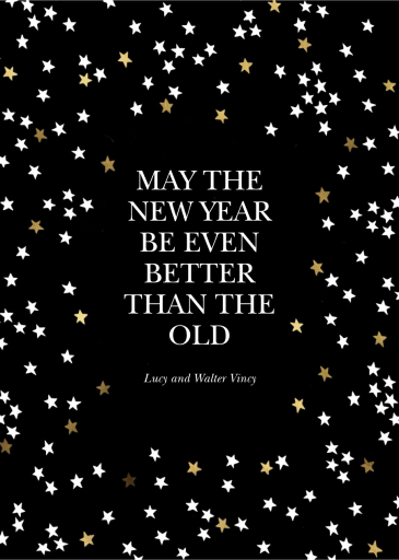 Sky Glitter - New Year's Card by kate spade new york