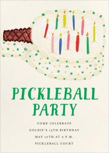 Pickleball Cake by Mr. Boddington's Studio