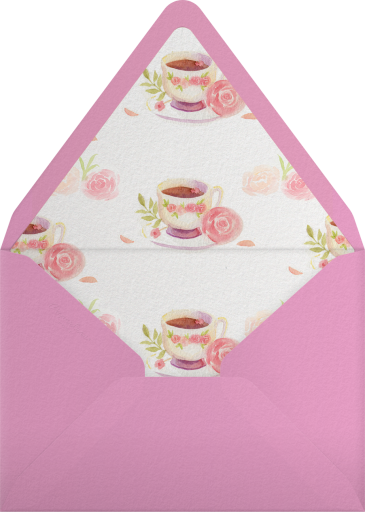 Tea Hour - Paperless Post Envelope