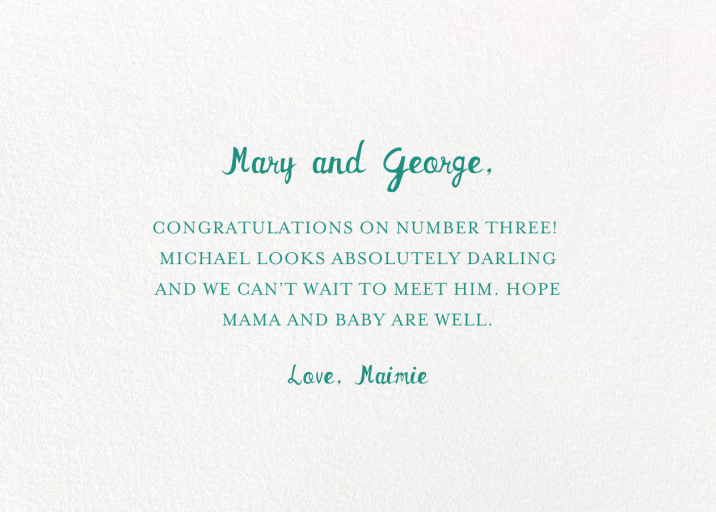 Stork Watch by Mr. Boddington's Studio - Back