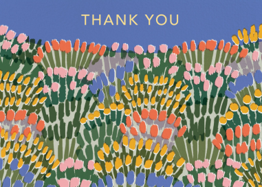 Rolling Hills (Elena Boils) - Thank You Card by Wrap