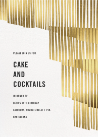 Swaying Fringe - Birthday Invitation by Paperless Post