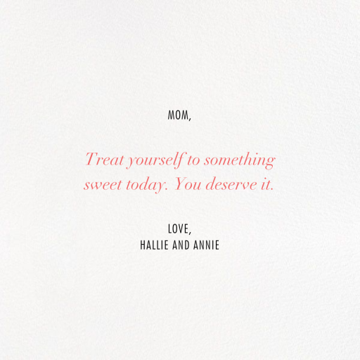 Different Strokes - Mother's Day Card by Kelly Wearstler - Back