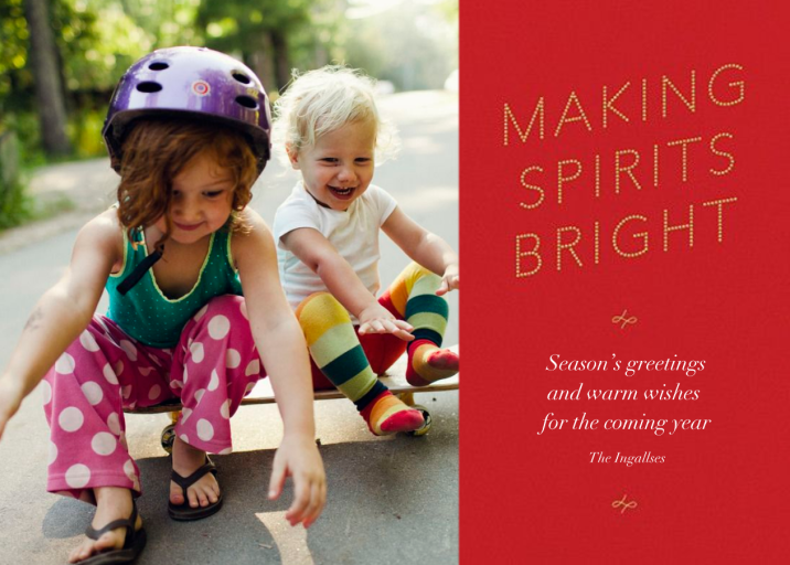 Bright Spirit Marquee - Holiday Card by Paperless Post