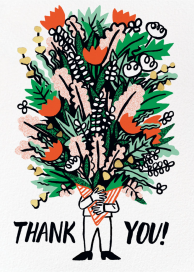 Grand Bouquet (Cari Vander Yacht) - Thank You Card by Wrap