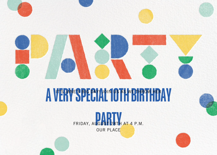 Birthday Blocks by Paperless Post