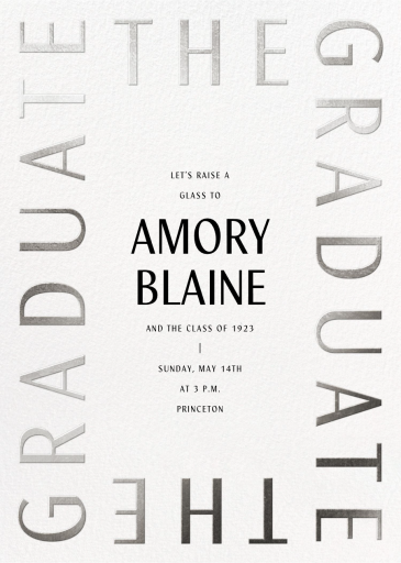 The Graduate - Invitation by Paperless Post